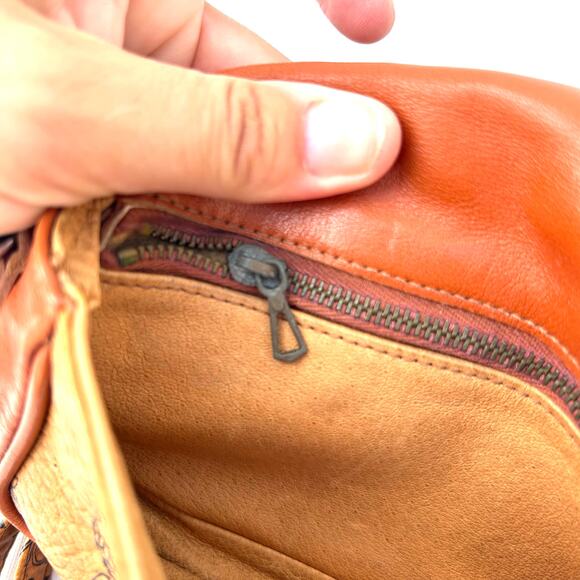 MCM Mini Visetos Crossbody Bag Micro Purse Monogram Cognac Camel Logo Tan - Picture 10 of 13